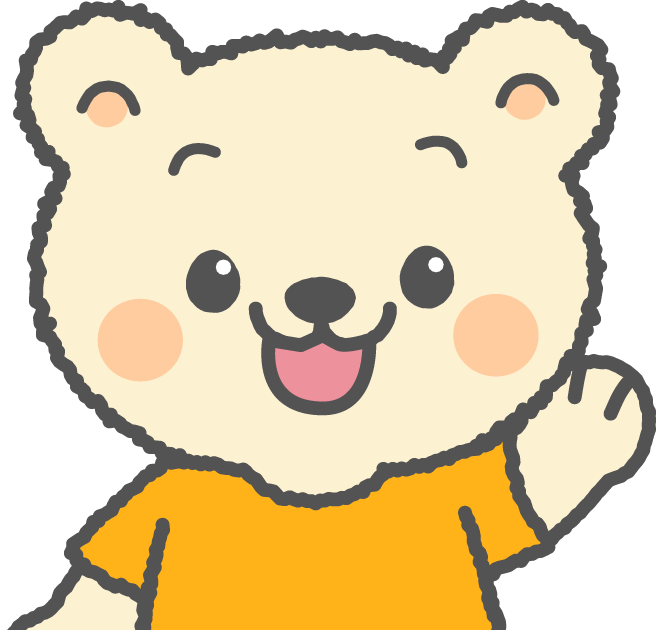 マスコットのくま